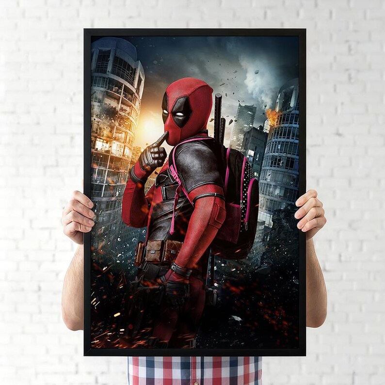 Deadpool 2016 Movie Poster Wall Art Prints Retro Home Decor Film Fan ...