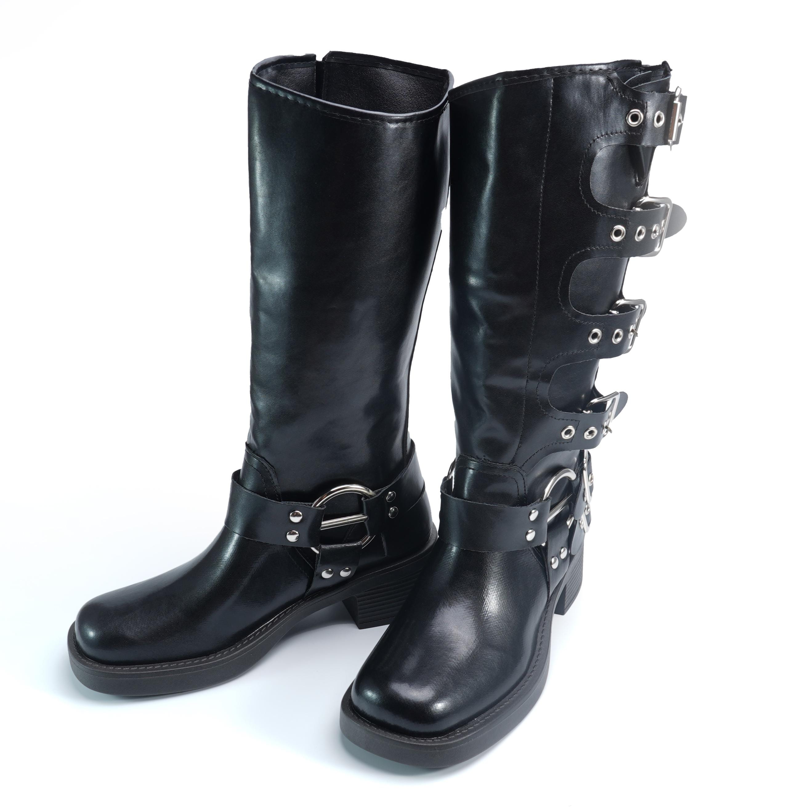 Vintage Buckle Boots