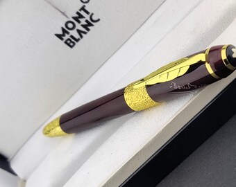 Stylo Plume S.T. Dupont Fidelio Laque Corail Plume Or 14 Carats - Occasion