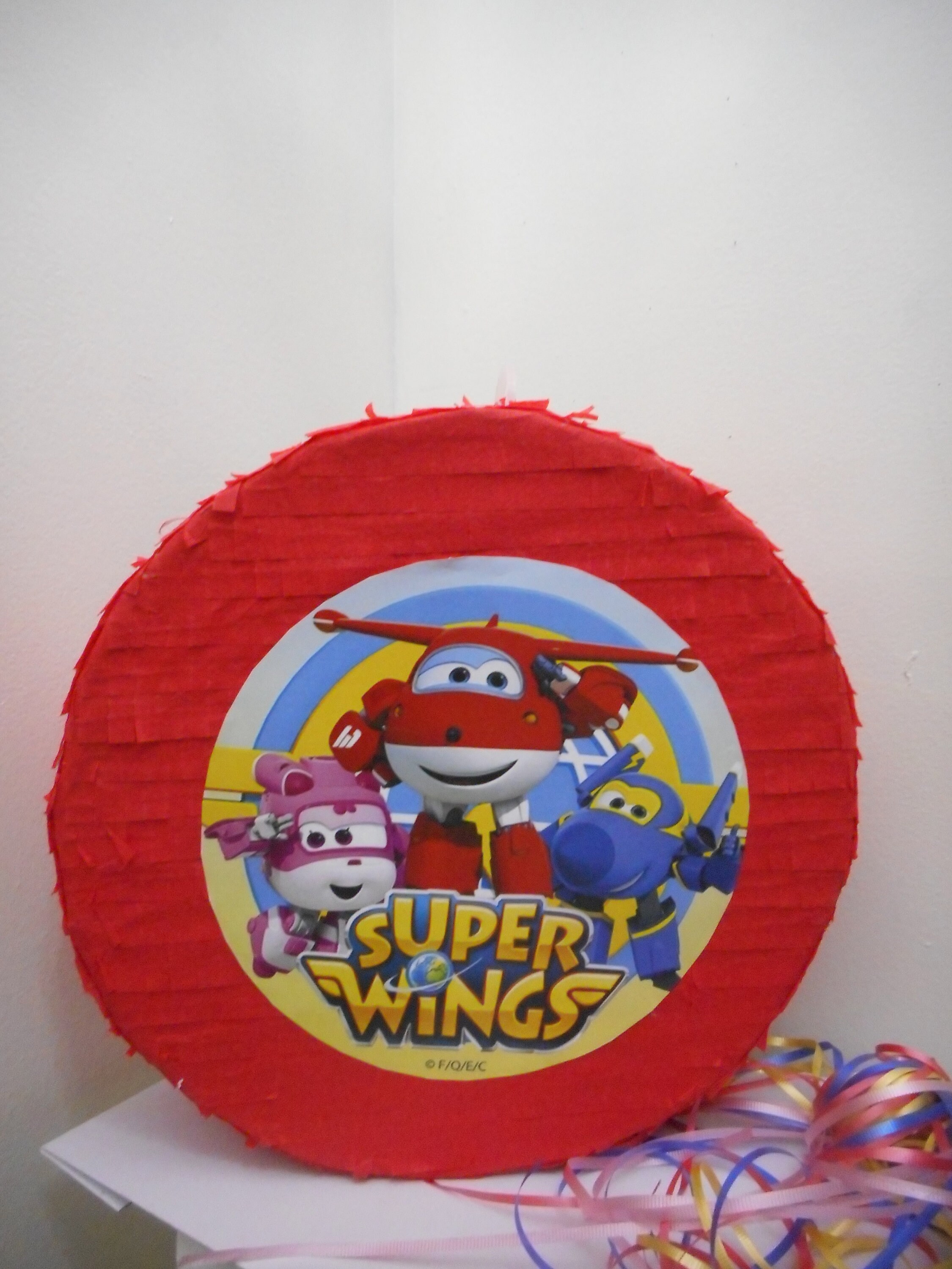 Super Wings pull string pinata 16 x4 Etsy