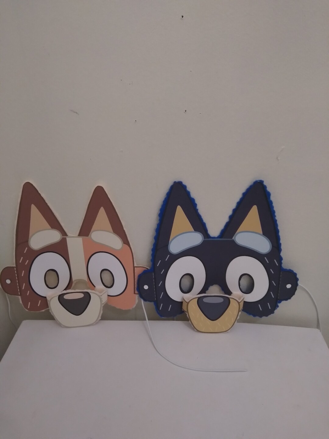 Chili Bandit Cardboard Felt Attached Elastic Play Birthday Etsy