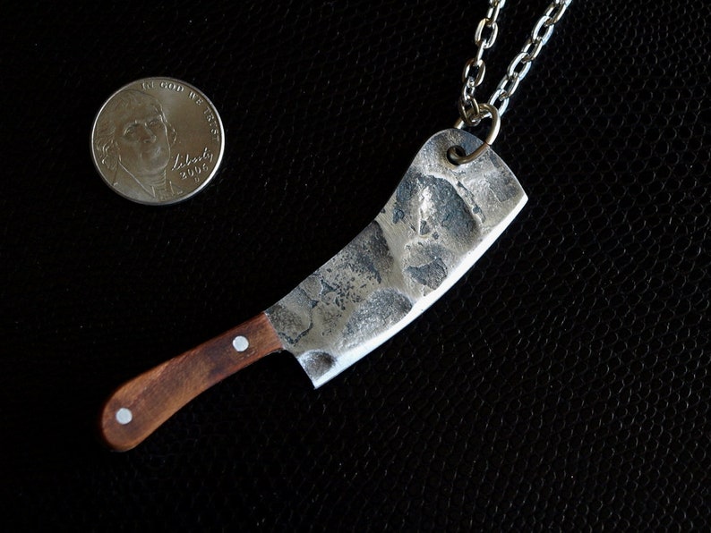 Vintage Meat Cleaver Necklace Etsy