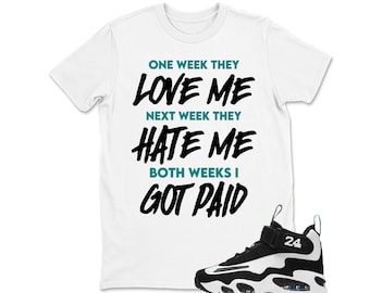Griffey Max 1 Freshwater 2026 T Shirt Match, Sneaker Match Tee, Griffey Max 1 Freshwater Matching Shirt Sneakerhead I Got Paid