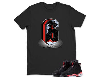 Retro Infrared Salesman 6s - Number 23  Sneaker Match Tshirt, Retro Infrared Salesman 6s Matching Sneaker Tee Shirt