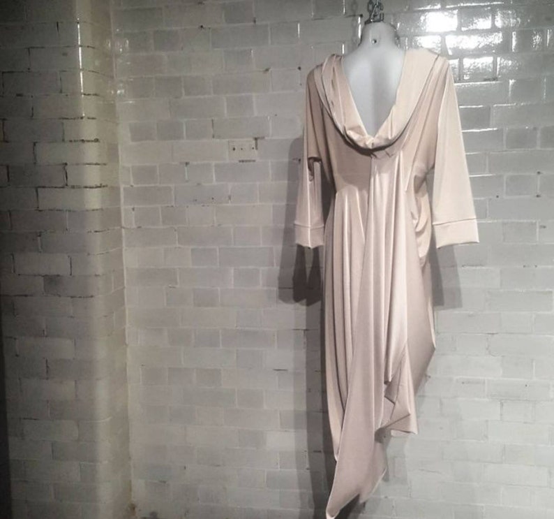 Jupe Rayonne LOOK BOUTIQUE Droite Lagenlook - Taille M/L, Couleur Rose Ivoire, Réversible Et Art-à-porter