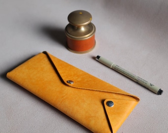 Plantilla de estuche de cuero para bolígrafos: Estuche tipo sobre imprimible A3 (descarga digital)