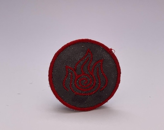 Feuer Nation Embroidery Patch zum aufbügeln und annähen