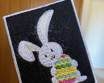 Osterhasen Stickerei Bügelbild — Begrenzte Zeit