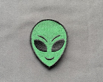 Alien Face Aufnäher