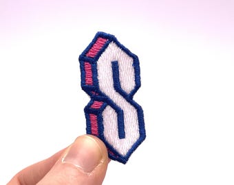 Retro Graffiti S digitale Stickdatei