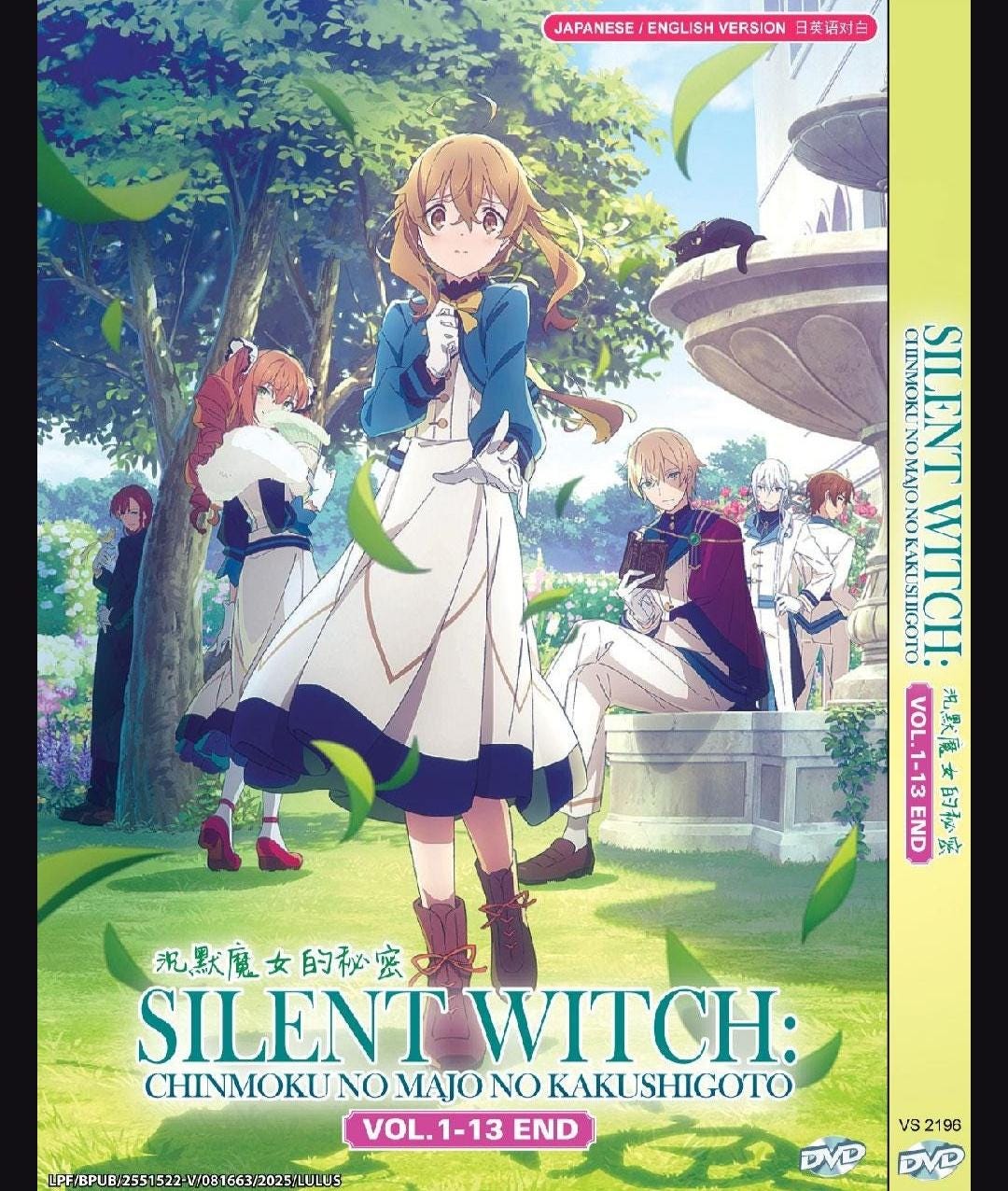 Silent Witch: Chinmoku No Majo No Kakushigoto Vol 1-13 End DVD