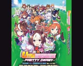Uma Musume : Pretty Derby Season 1- 3 + Cinderella Gray + Movie + Ova + Special Anime DVD Anime Drama English Subtitle