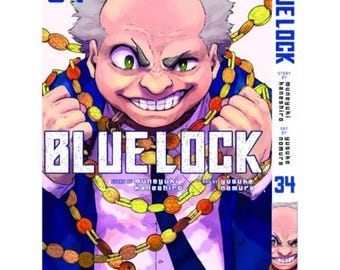 Manga Blue Lock, volúmenes 1-34, colección completa en inglés, cómic de Yusuke Nomura, DHL Express.