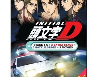 Initial D Season 1-6 + 3 Extra Stage + 3 Battle Stage + 3 Legend + OST DVD Anime English Subtitle Free Shipping
