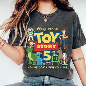 toy story land, toy story 5 shirt, woody and buzz, friend in me shirt, comfort colors tee, disney trip 2026, pixar fest shirt, toy story birthday, family matching, retro toy story, since 1995 shirt, woody jessie buzz, andy toy box tee
