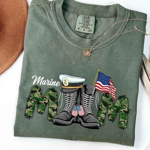Marine Mom Shirt, Proud Army Mom Sweatshirt, Military Shirt, Military Mom Shirt, Army Mama Shirt, Mother's Day Gift, Cool Mom Shirt