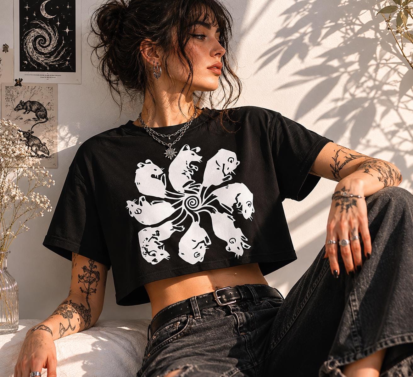 Rat Crop Top - Etsy Israel