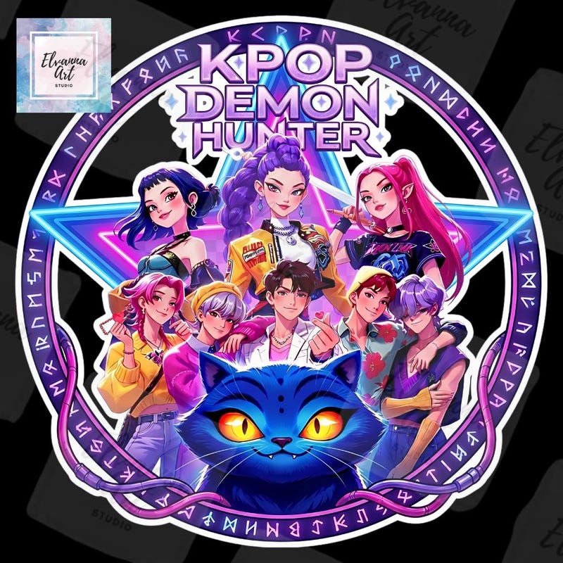 Kpop Demon Hunter Cat Etsy