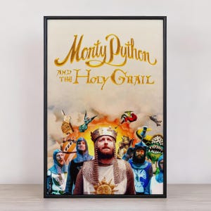 Affiche du film Les Monty Python et le Saint Graal, impression sur toile, décoration de chambre moderne, cadeau de film populaire