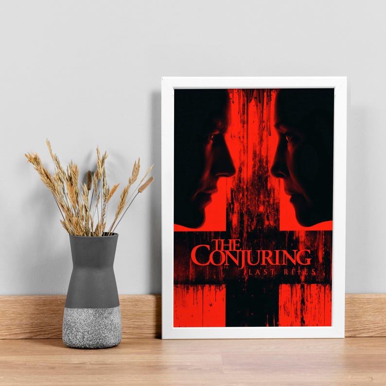 The Conjuring Last Rites Movie Poster, Horror Canvas Print - Etsy