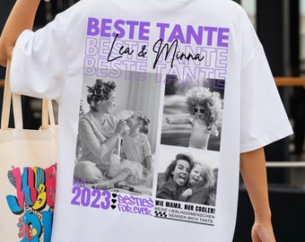Personalized Aunt Photo Sweatshirt | Best Aunt Ever | Custom Name & Photo Collage Gift