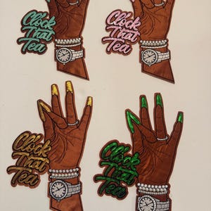 Clock That Tea Large Hand Patches