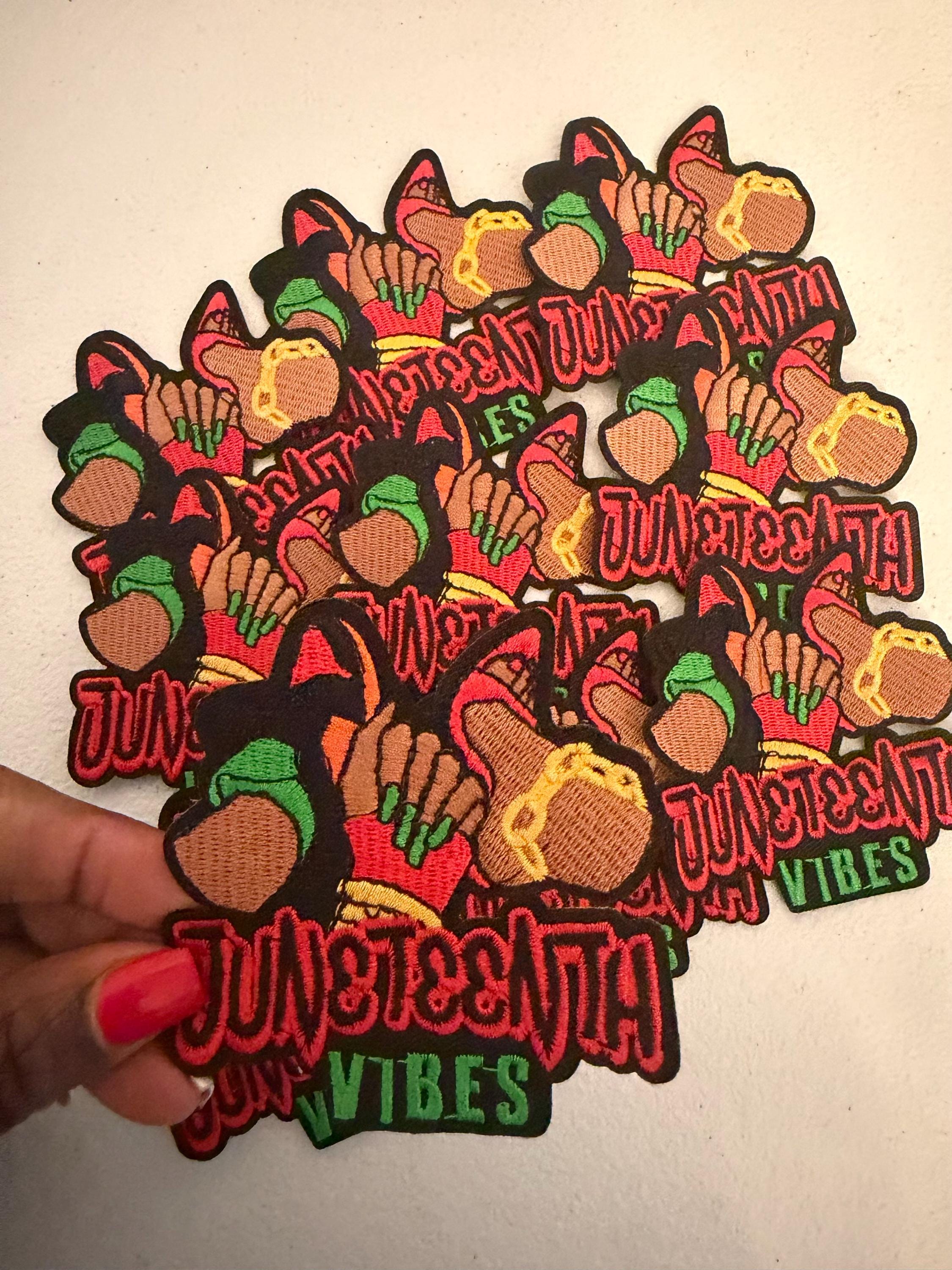 Juneteenth Patch Juneteenth Embroidered Iron-on Patch Collection - Etsy