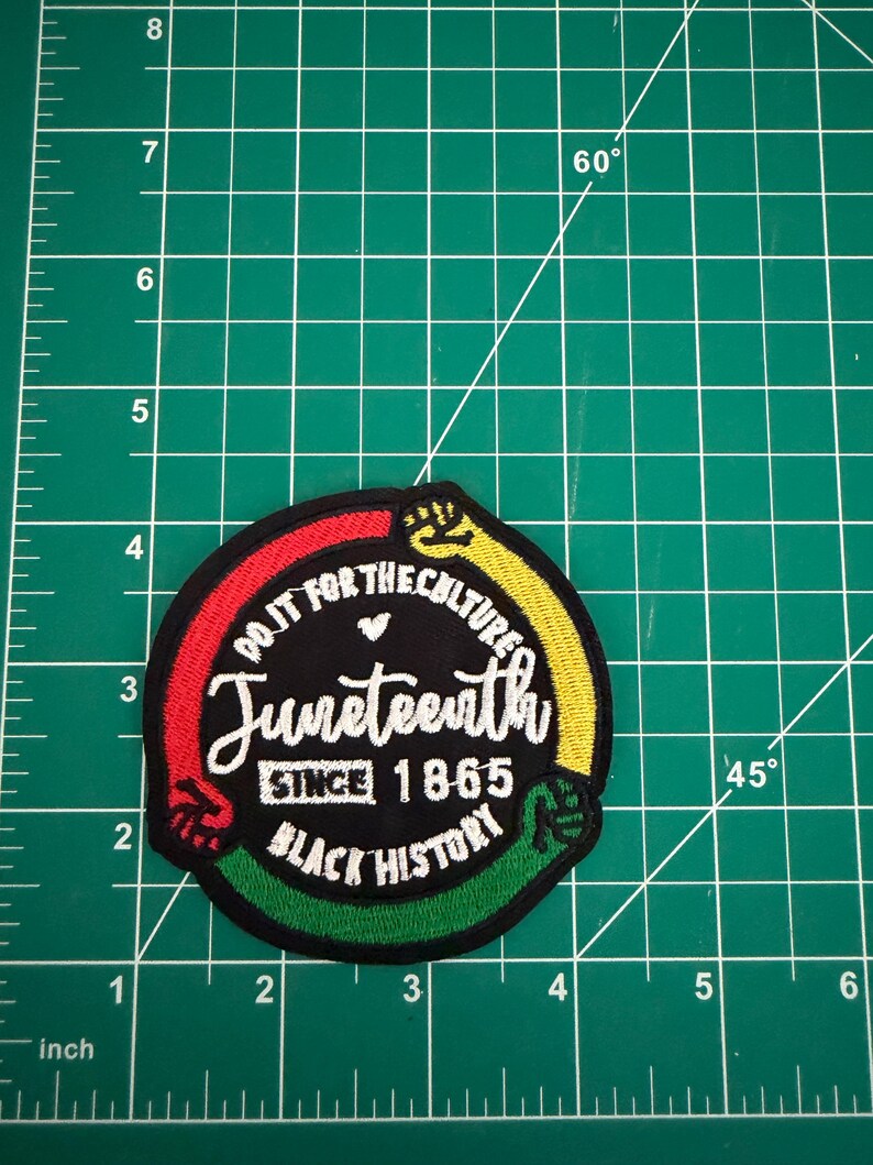 Juneteenth Patch Juneteenth Embroidered Iron-on Patch Collection - Etsy