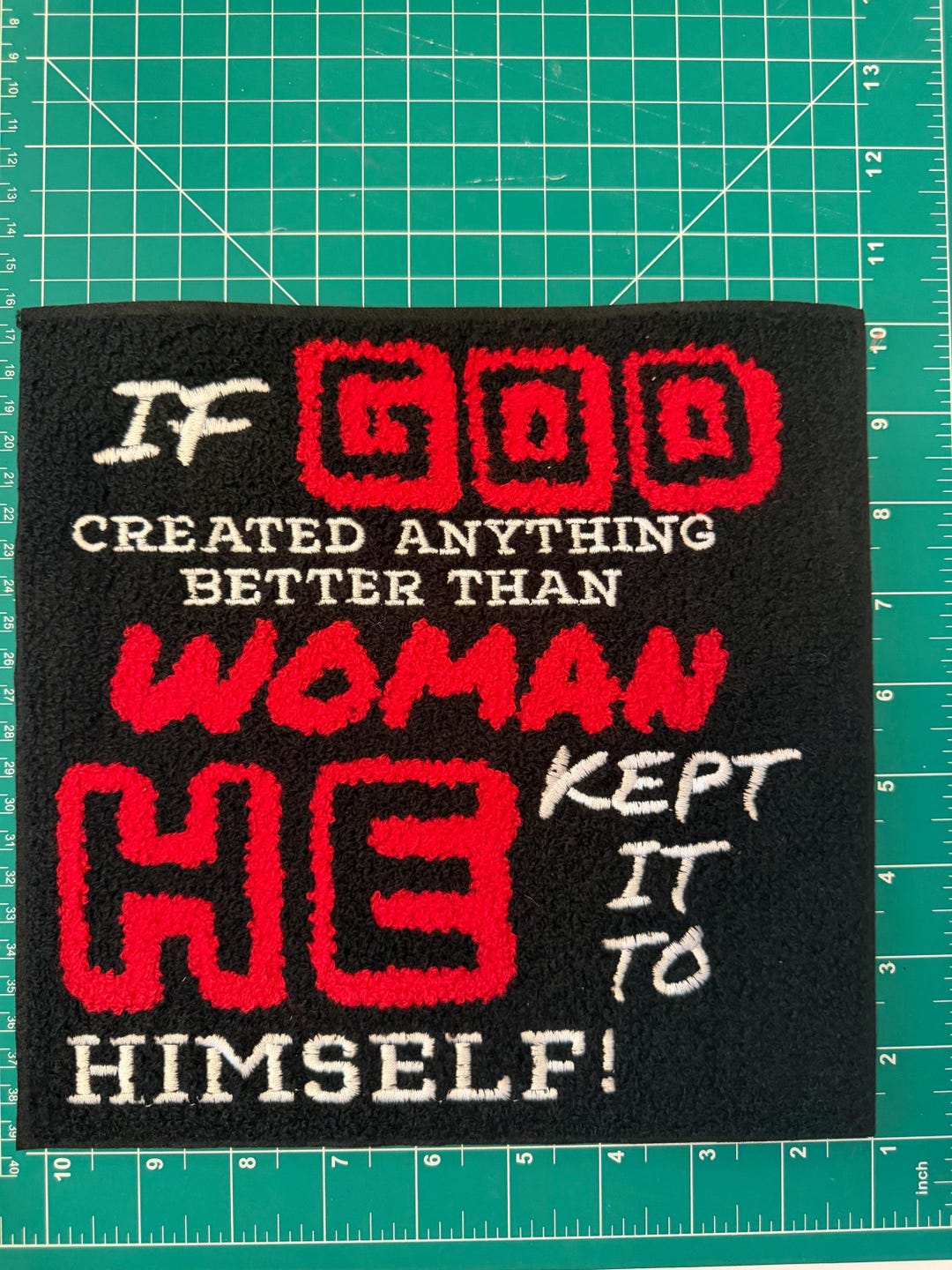 Divine Design: Created in His Image Patch - Etsy