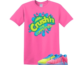 Shirt to Match JA 3 Kool Aid, Ja 3 Lemon Venom Deep Royal Blue Light Green Spark Light Photo Blue Match Tee