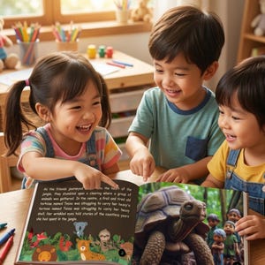 Afdrukbaar boek met morele verhalen voor kinderen | Digitale verhaaltjes voor het slapengaan voor kinderen | Pdf-lessen personagebouw