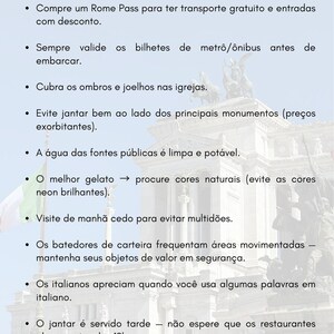 Roma Guia Viagem 3 Dias: Adultos + Crianças + Caça ao Tesouro - Português (PDF) image 8