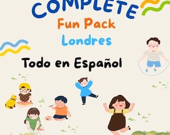 Pack Completo Divertido de Londres – Guía Infantil + Libro para Colorear + Búsqueda del Tesoro - Español (PDF)
