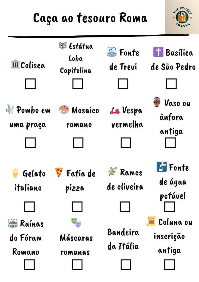 Roma Guia Viagem 3 Dias: Adultos + Crianças + Caça ao Tesouro - Português (PDF) image 18