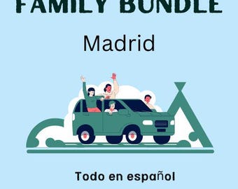 Pack Família Madrid - Guía Adulto + Guía Infantil + Libro Colorear + Caza del Tesouro  - Español (PDF)