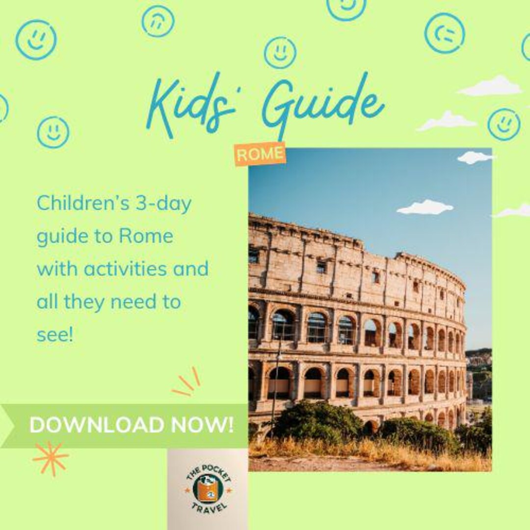 Rome Travel Guide for Kids: 3-day Itinerary (PDF - English) - Etsy
