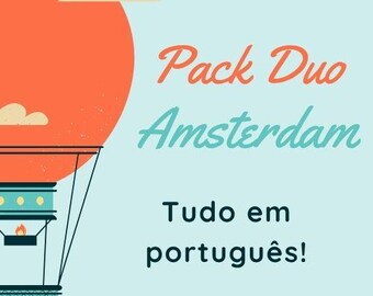 Amsterdam em 3 Dias: Adultos + Crianças + Caça ao Tesouro - Português (PDF)
