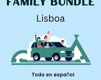 Pack Família Lisboa - Guía Adulto + Guía Infantil + Libro Colorear + Caza del Tesouro  - Español (PDF)