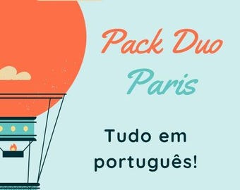 Paris Guia Viagem 3 Dias: Adultos + Crianças + Caça ao Tesouro - Português (PDF)