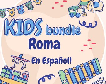 Roma Pack Infantil - Libro de Colorear e Guía de Viaje - Español (PDF)
