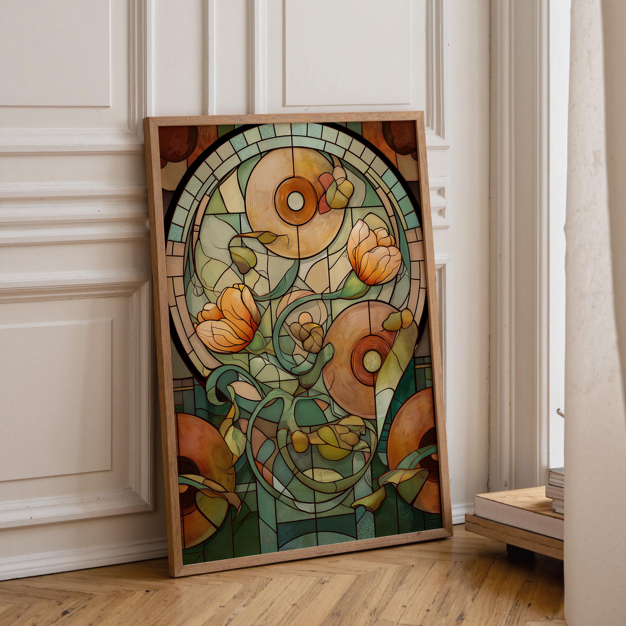 Enveloppements De Flèches Vinyle HD 0922 Motif M-Fleurs - Pack De 12