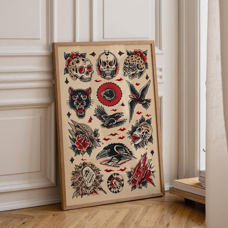 Banner Tattoo - Etsy UK