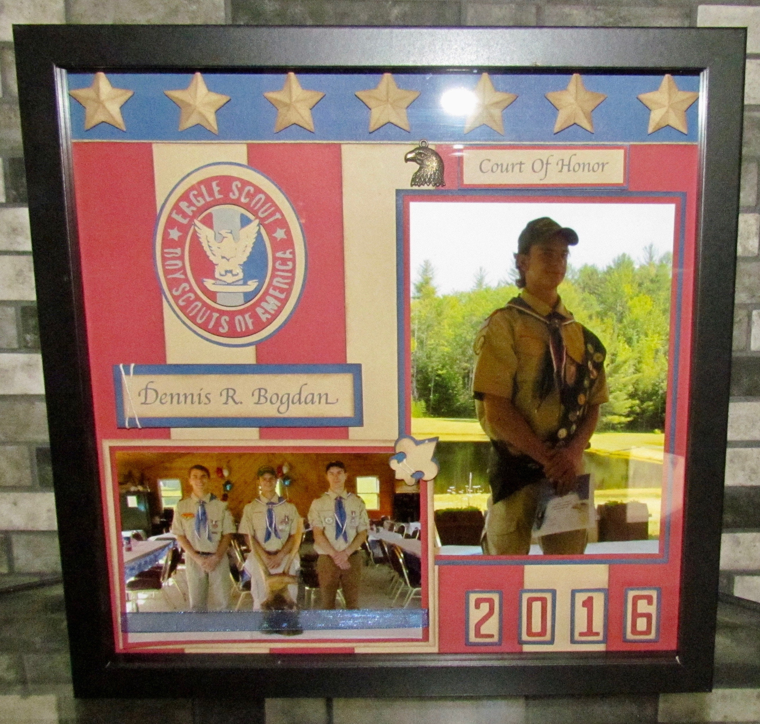 Eagle Scout Shadow Box 12 x 12 Eagle Scout Gift Etsy