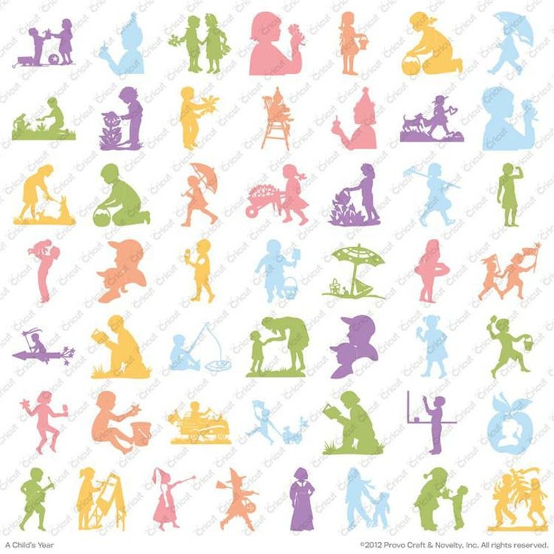 Cricut Cartridge A CHILD'S YEAR New in box Rare Find Etsy