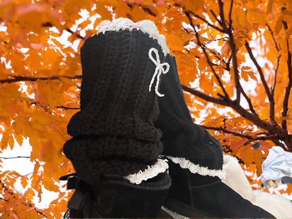 Crochet Women's Leg Warmers PATTERN ONLY crochet pattern alli gif te crochetful