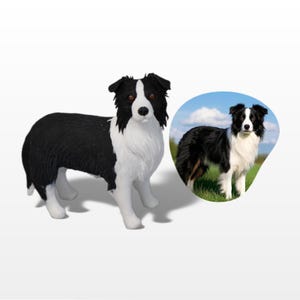 Handmade Custom Pet Figurine, Personalized Clay Dog or Cat Memorial