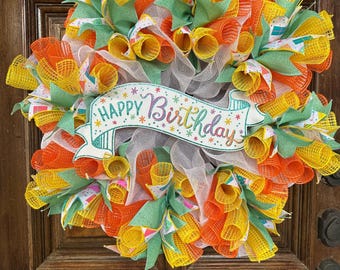 Coroa de Feliz Aniversário