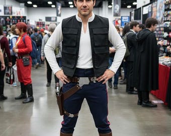 Han Solo Smuggler Costume | Star Wars Inspired Han Solo Belt for Comic Con & Halloween