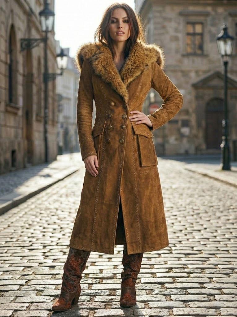 【vintage】suede long coat Vintage Suede Coat - Etsy