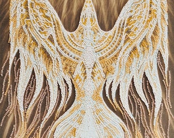 DIY Bead Embroidery Kit, 3D Needlework Craft For Adults, Easy Beginner Embroidery, Handmade Beaded Art, Beautiful Beadwork, Xmas Gift